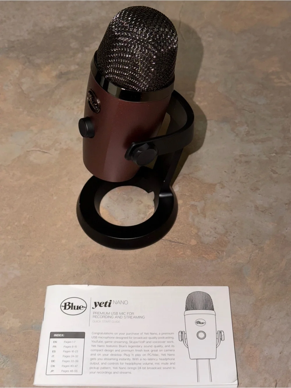 Blue Yeti Nano Metallic Red USB Microphone